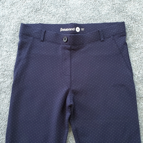 Betabrand Pants Womens Medium Blue Dress Yoga Stretch - Picture 2 of 14